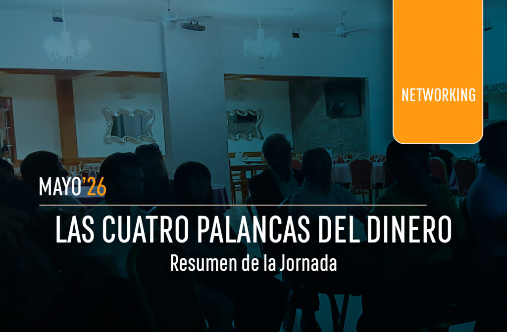 Portada resumen de la jornada de networking de ACHE de mayo con Miguel Ángel Lacoma